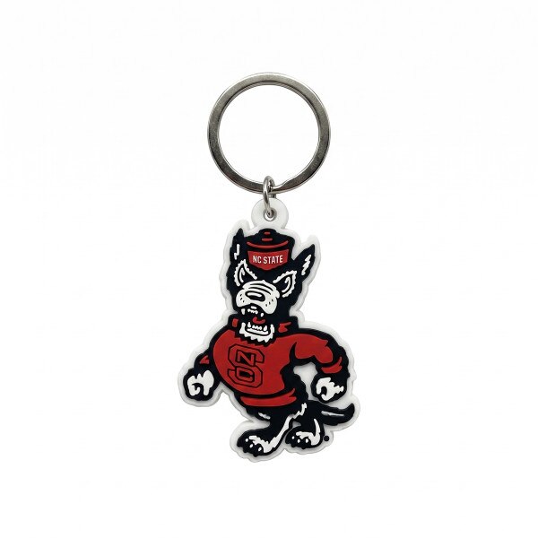 Keychain Strutting Wolf